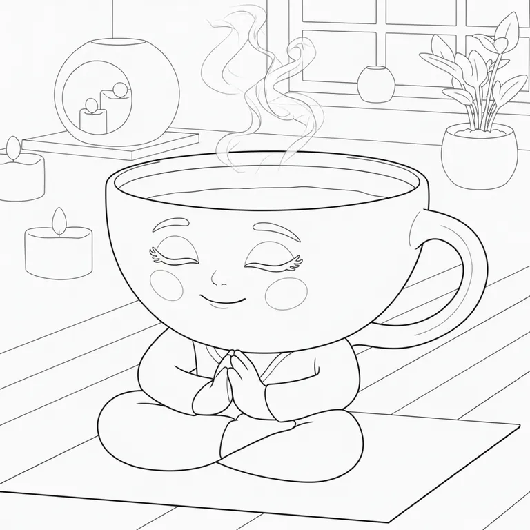 Chai Maestro Coloring Page