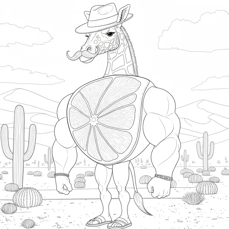 Ganganzelli Trulala Coloring Page