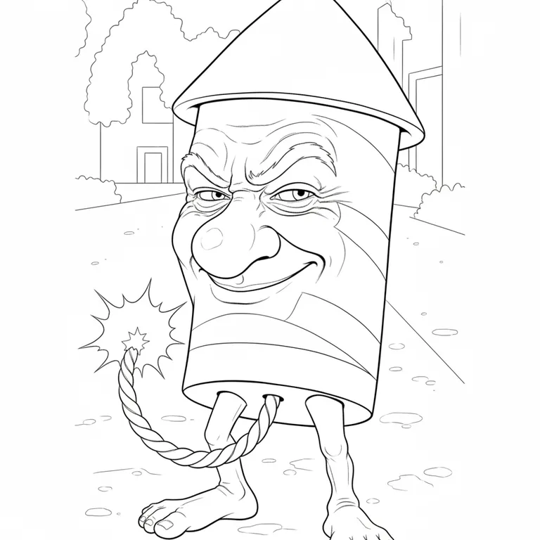 Pop Pop Pop Sahur Coloring Page